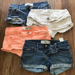 Hollister size 0 shorts lot
